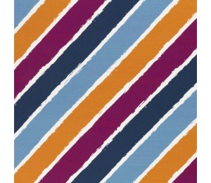 French Terry - Diagonally by lycklig design beere ocker